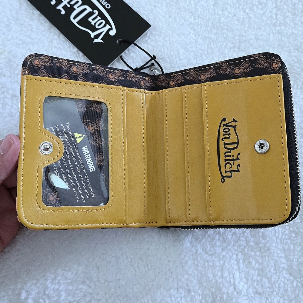 Von Dutch "Orange🧡 Cheetah" Bifold✌️ Wallet - NWT - Picture 9 of 16